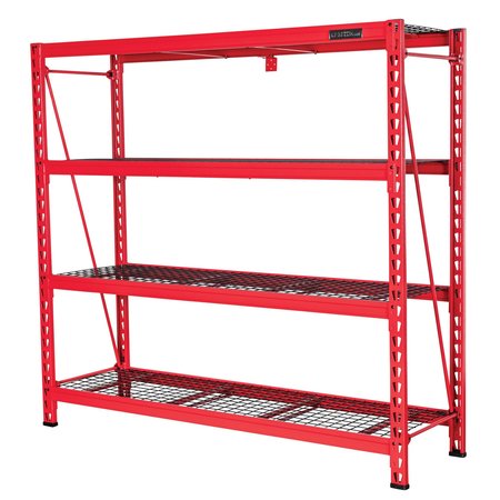 Craftsman 4-Shelf Industrial Storage Rack, 77-Inch Wide x 72-Inch High x 22-Inch Deep CMXMSAJ94769